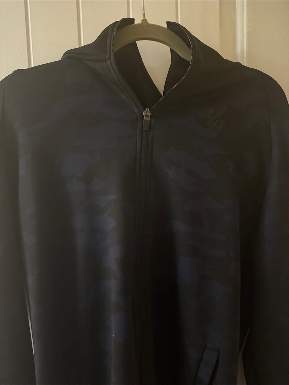Young LA Men's Black Camouflage Full-zip